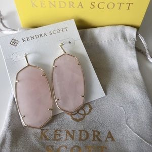 Kendra Scott gold drop earrings